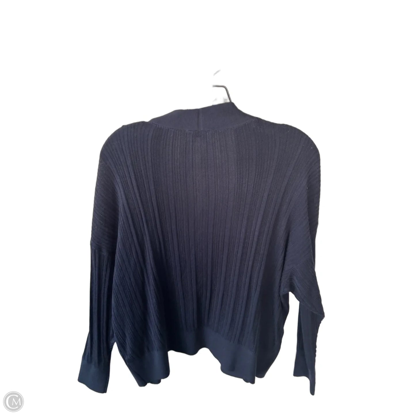 Sweater Cardigan By Loft In Blue, Size: Xxl