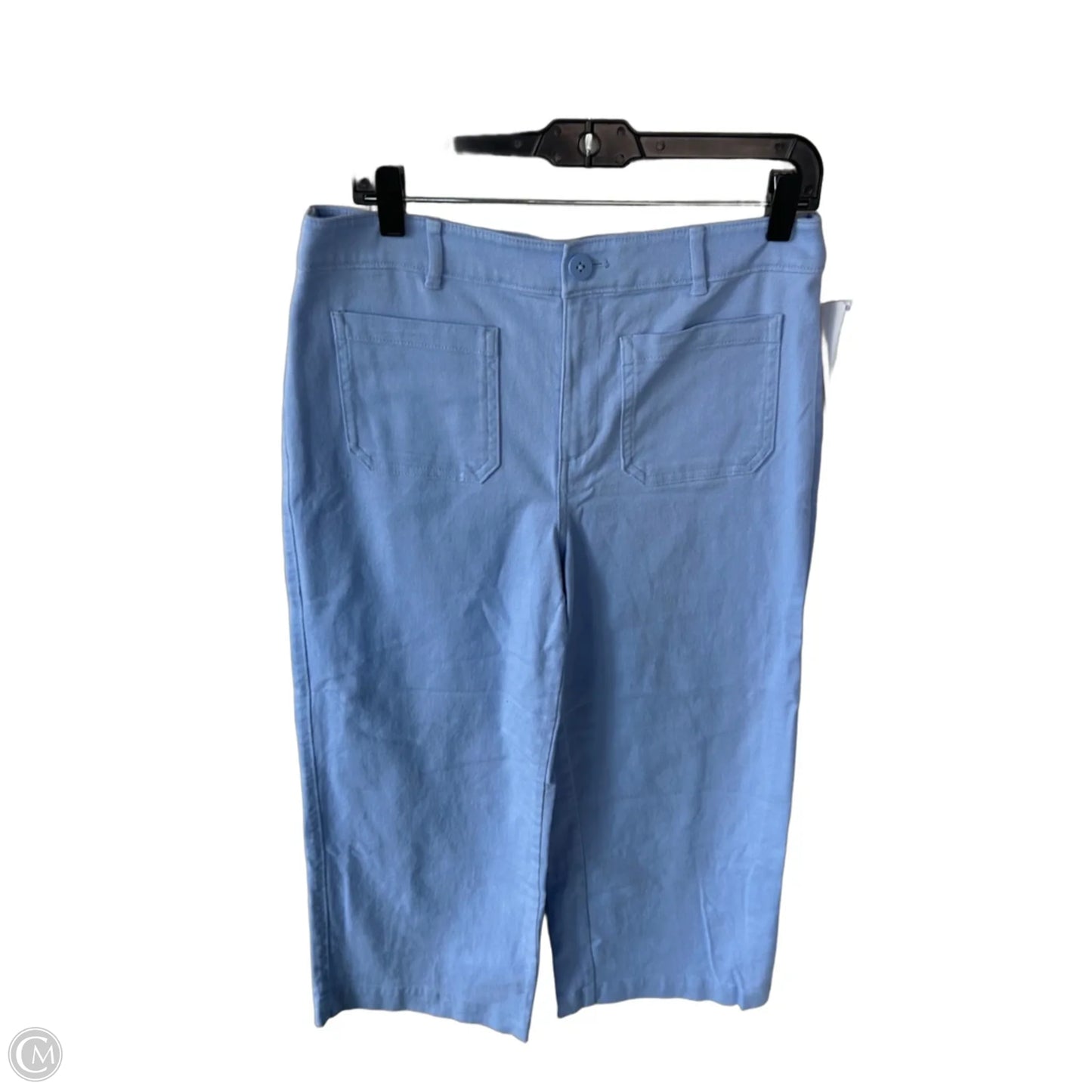 Jeans Wide Leg By Loft In Blue Denim, Size: 8