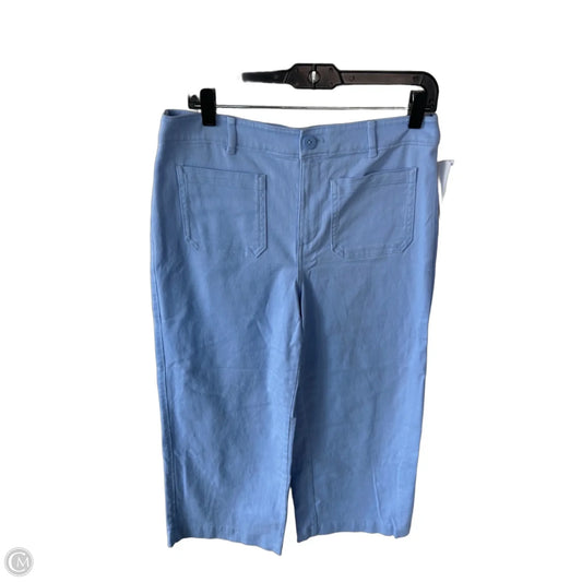 Jeans Wide Leg By Loft In Blue Denim, Size: 8
