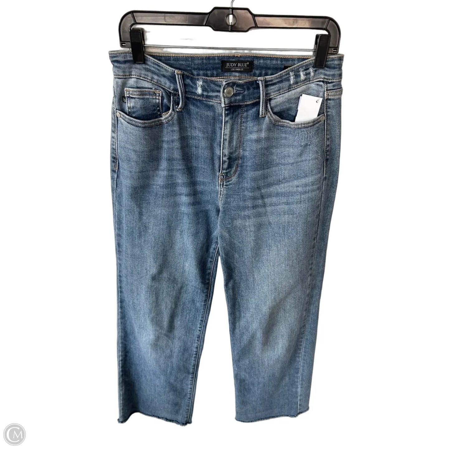 Jeans Wide Leg By Judy Blue In Blue Denim, Size: 8
