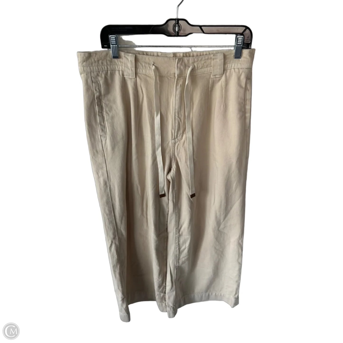 Jeans Wide Leg By Joes Jeans In Cream Denim, Size: 12