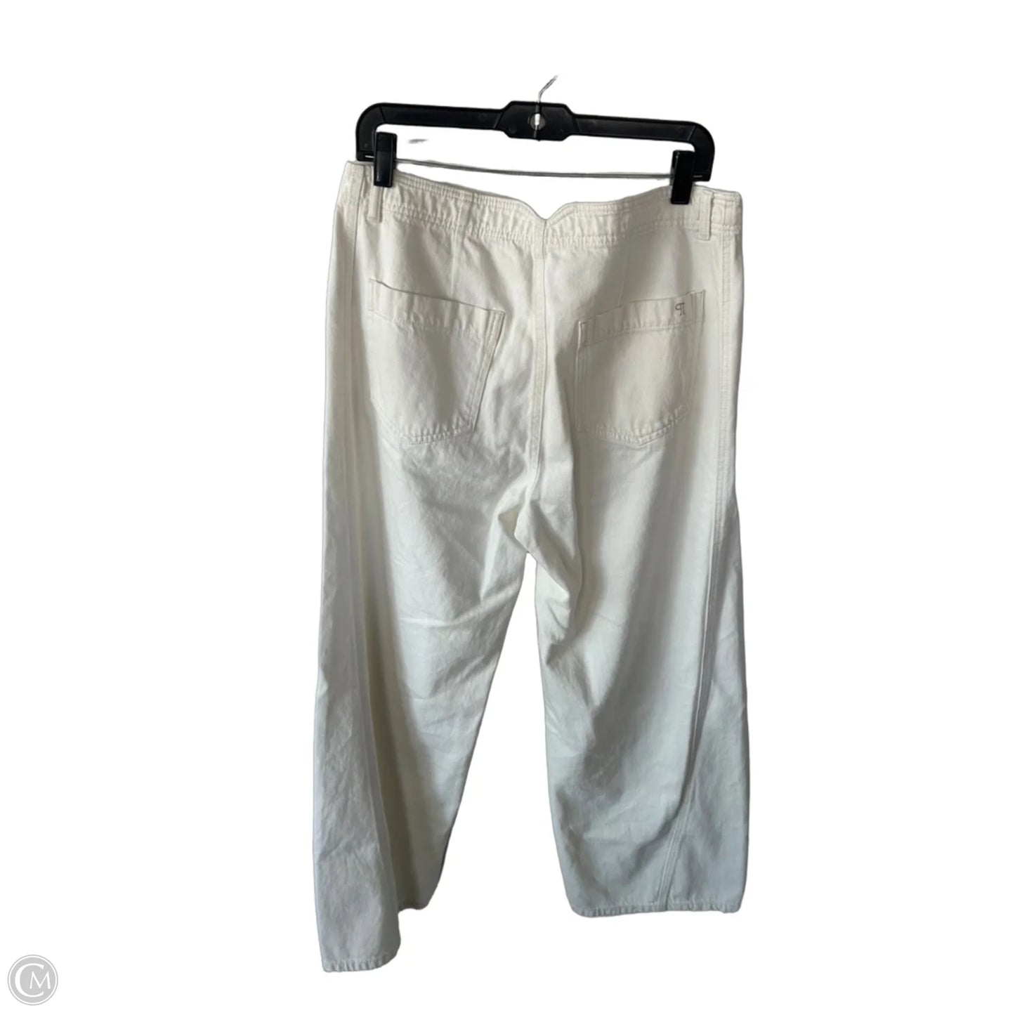 Jeans Wide Leg By Pilcro In Cream Denim, Size: 12