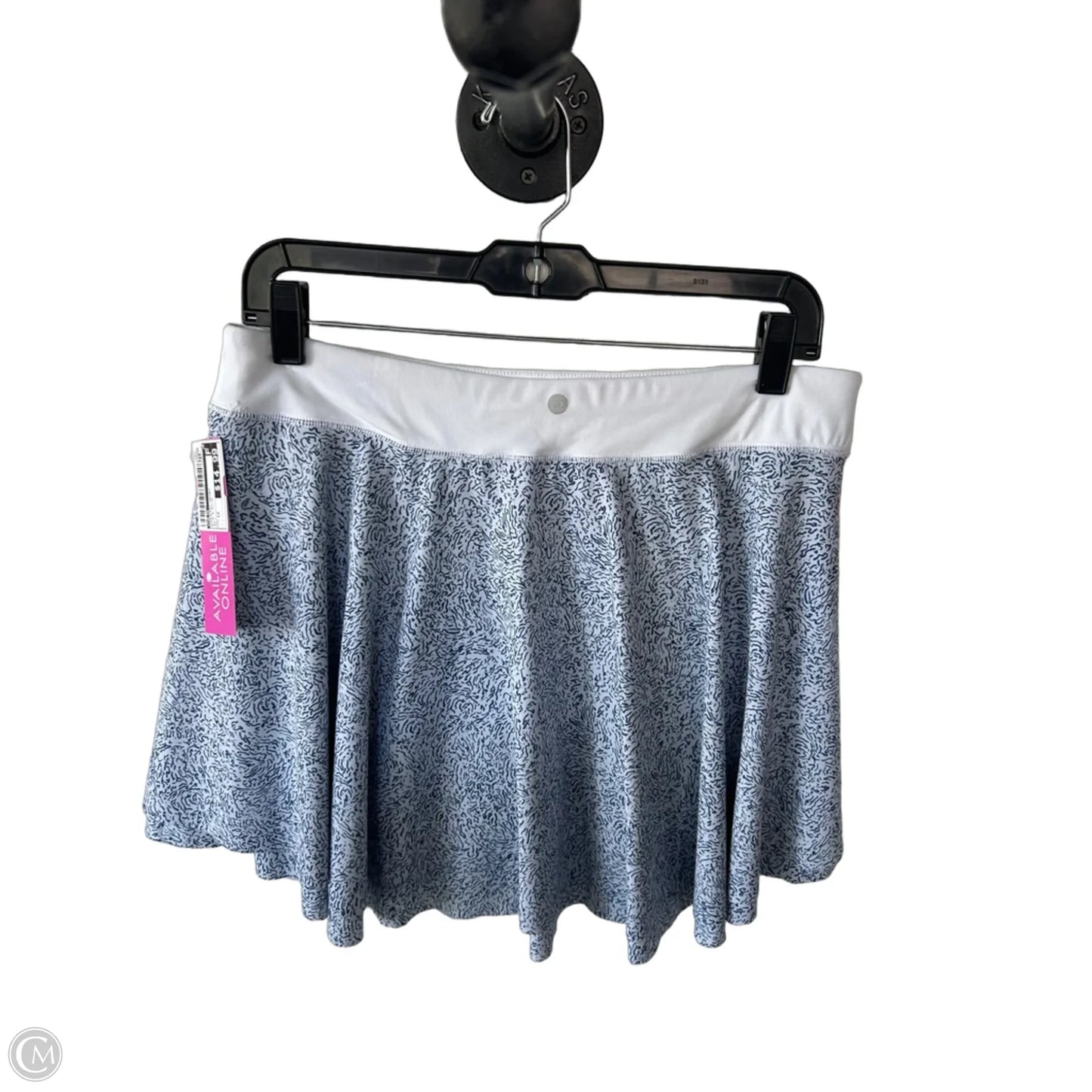Athletic Skort By Calia In Blue & White, Size: 12