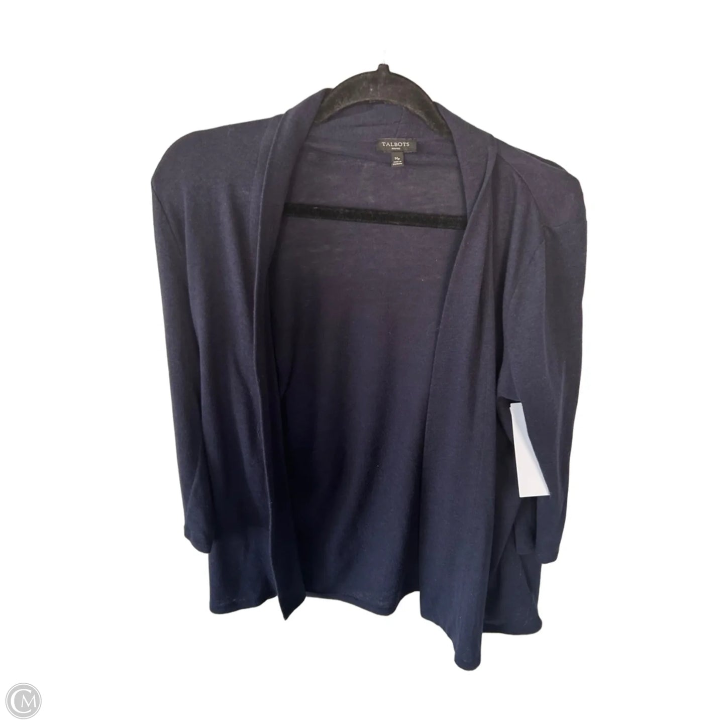 Sweater Cardigan By Talbots In Blue, Size: Mp