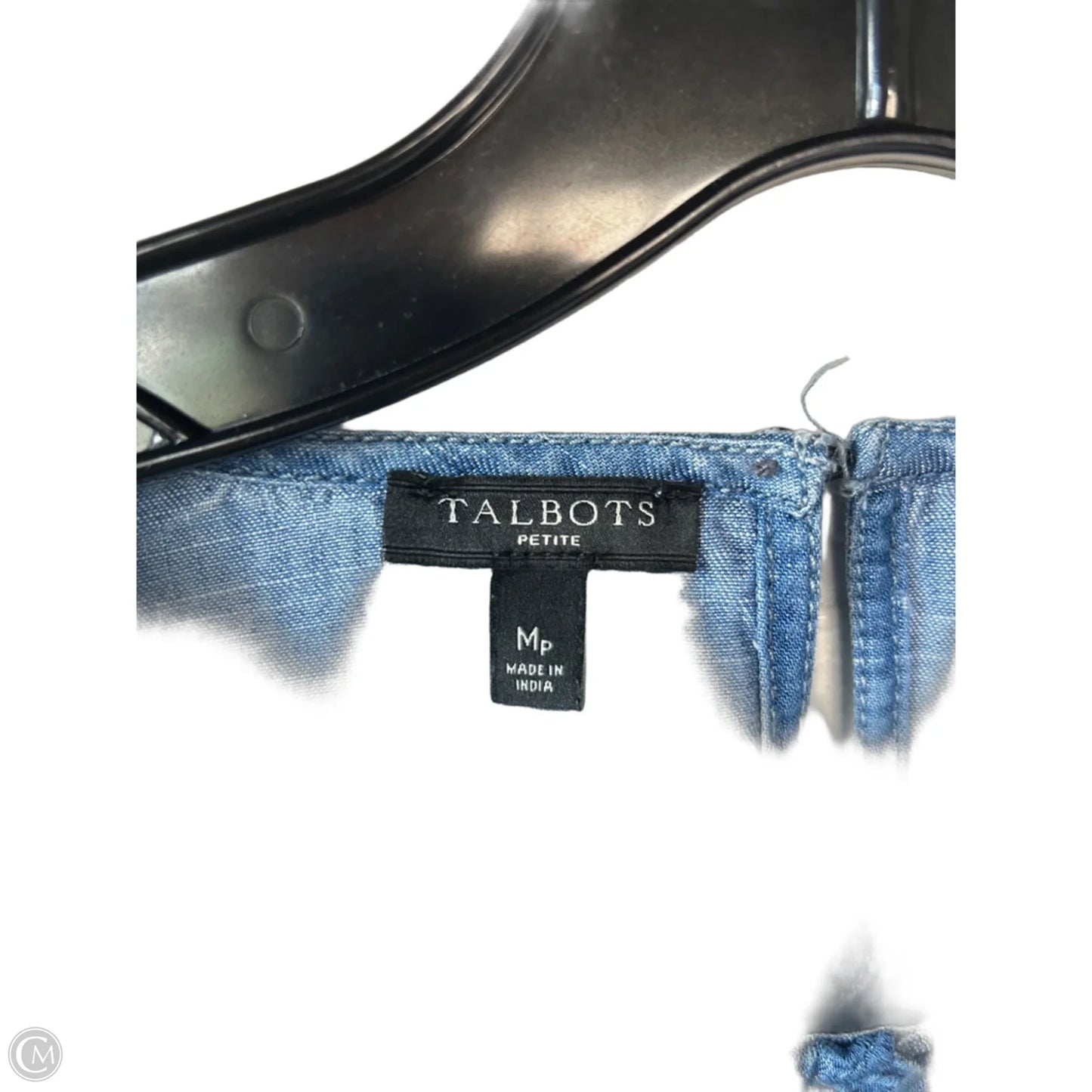 Top Long Sleeve By Talbots In Blue, Size: Mp
