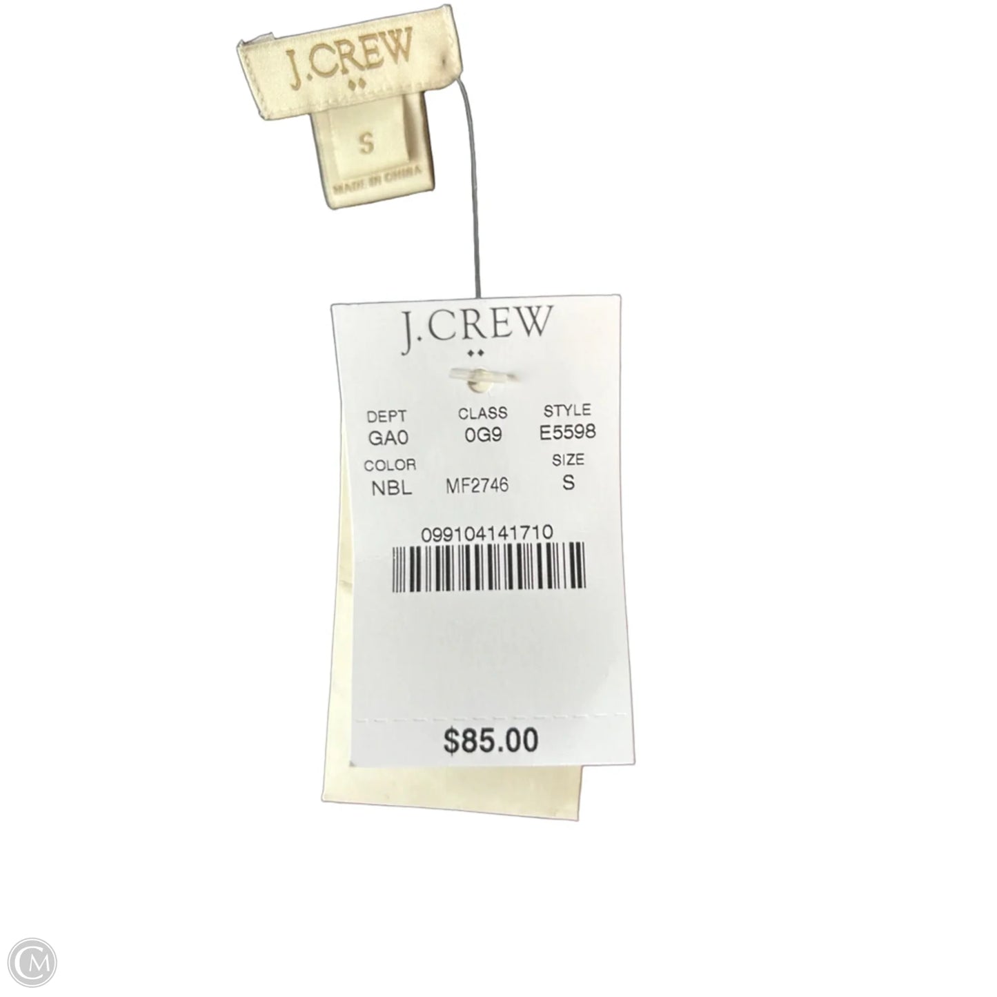 Top Long Sleeve By J. Crew In Blue & Green, Size: S