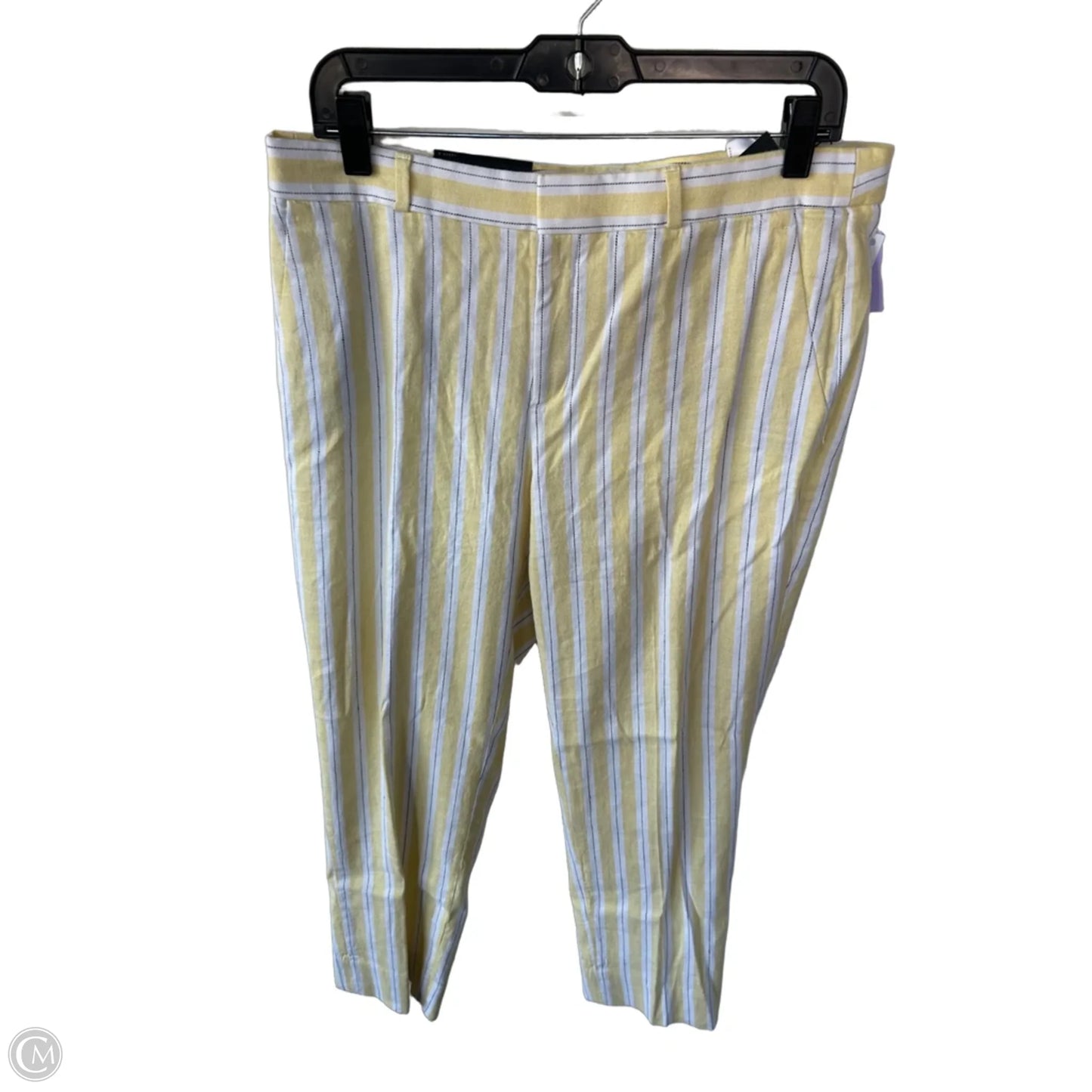 Pants Other By Banana Republic In White & Yellow, Size: 8