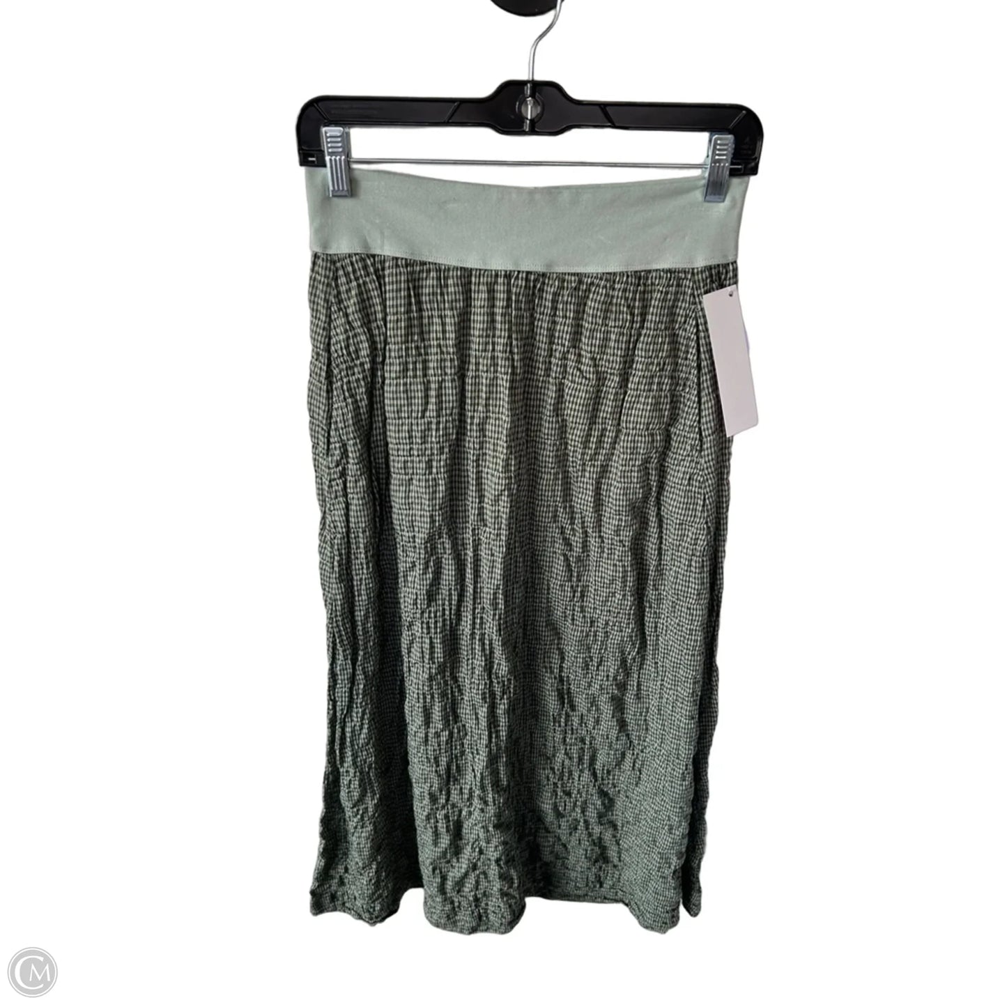 Skirt Maxi By Cut Loose In Green, Size: M