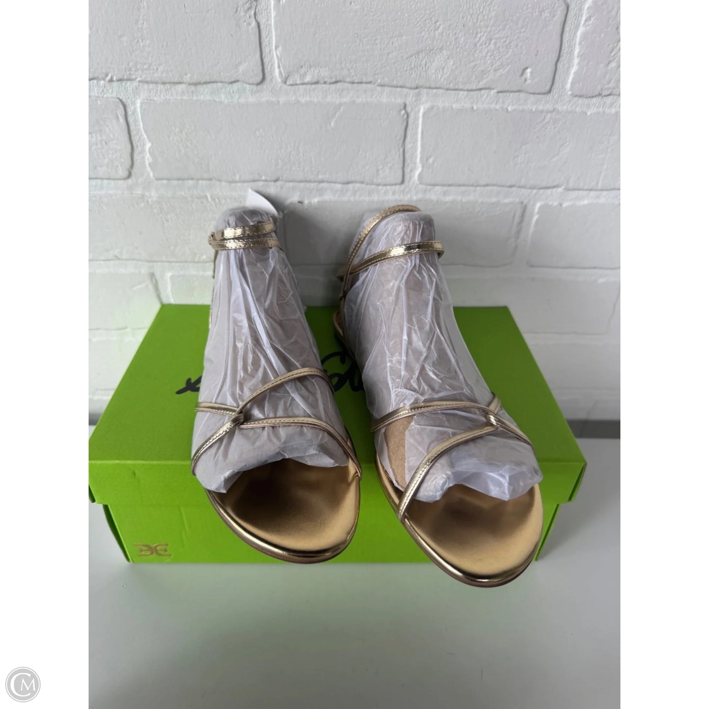 Sandals Flats By Sam Edelman In Gold, Size: 9