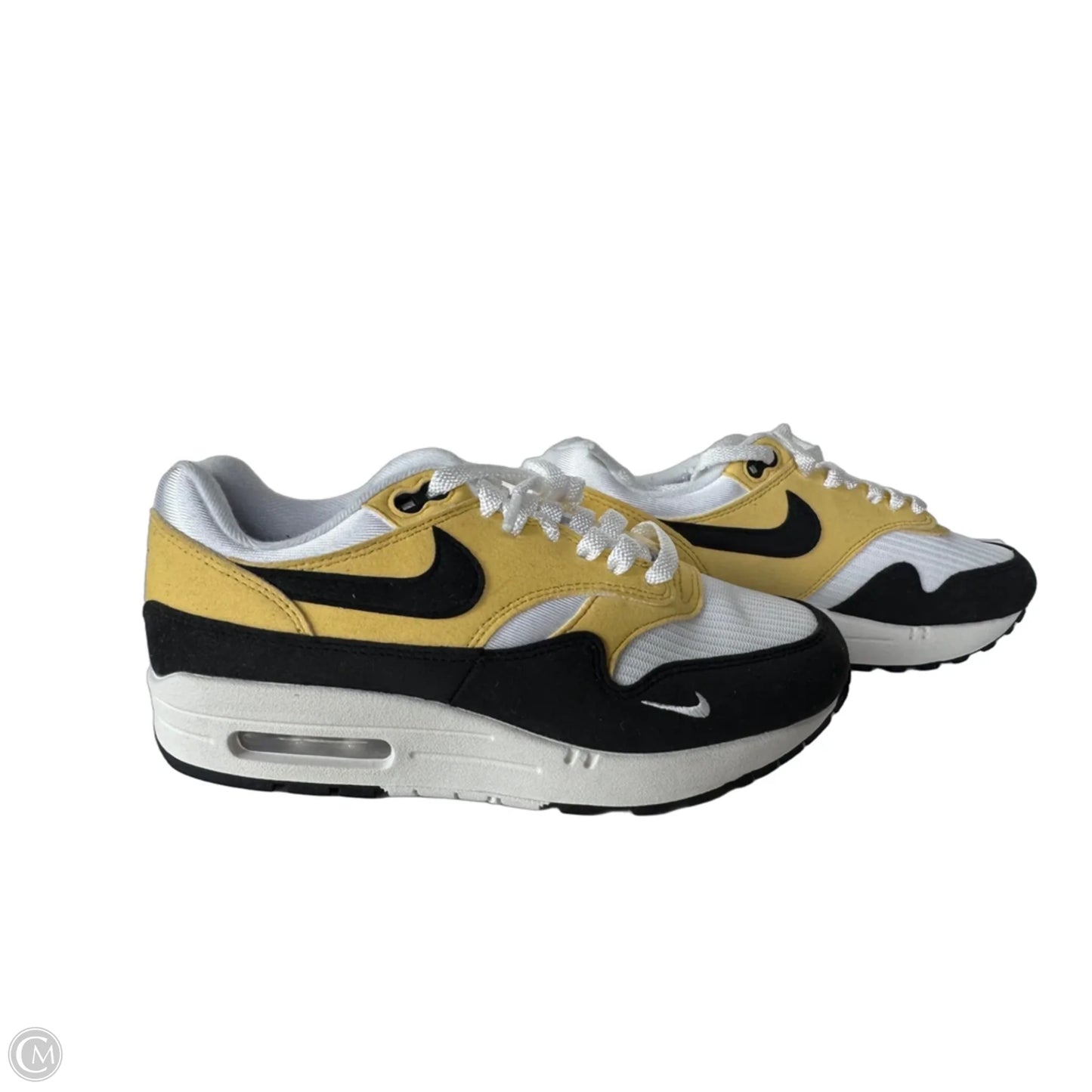 Shoes Athletic By Nike In Black & Yellow, Size: 7.5