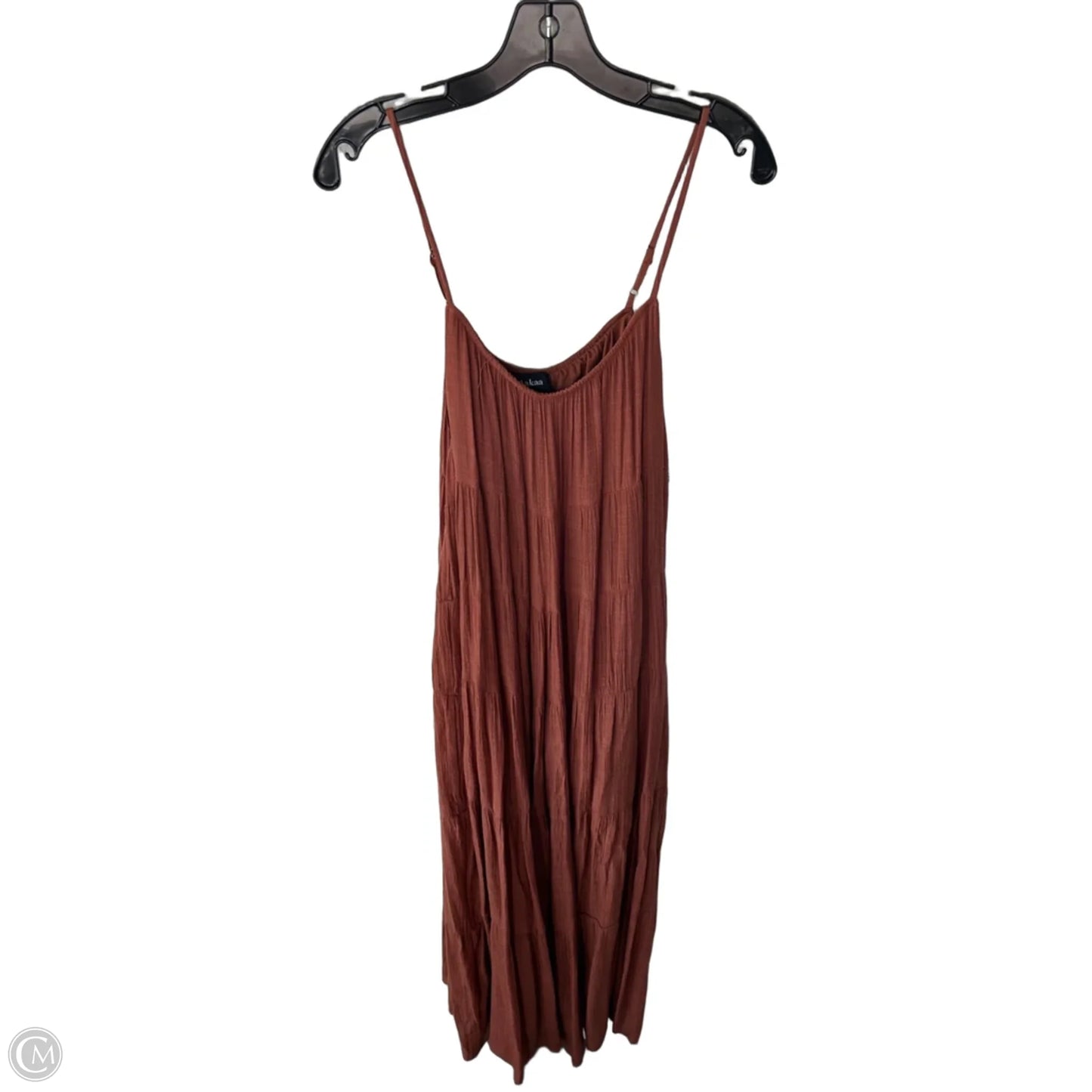 Dress Casual Maxi By Aakaa In Brown, Size: M