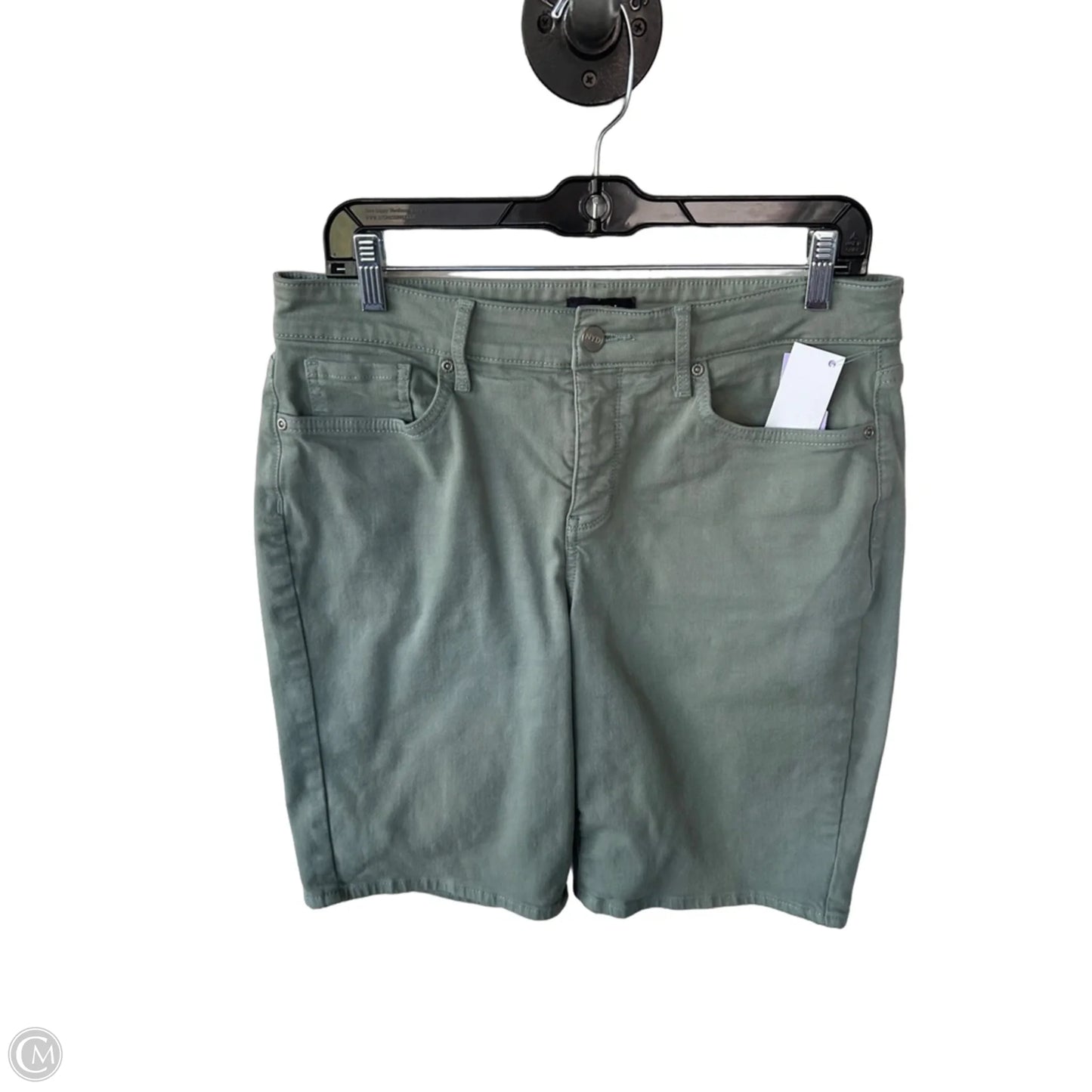 Shorts By Not Your Daughters Jeans In Green Denim, Size: 10