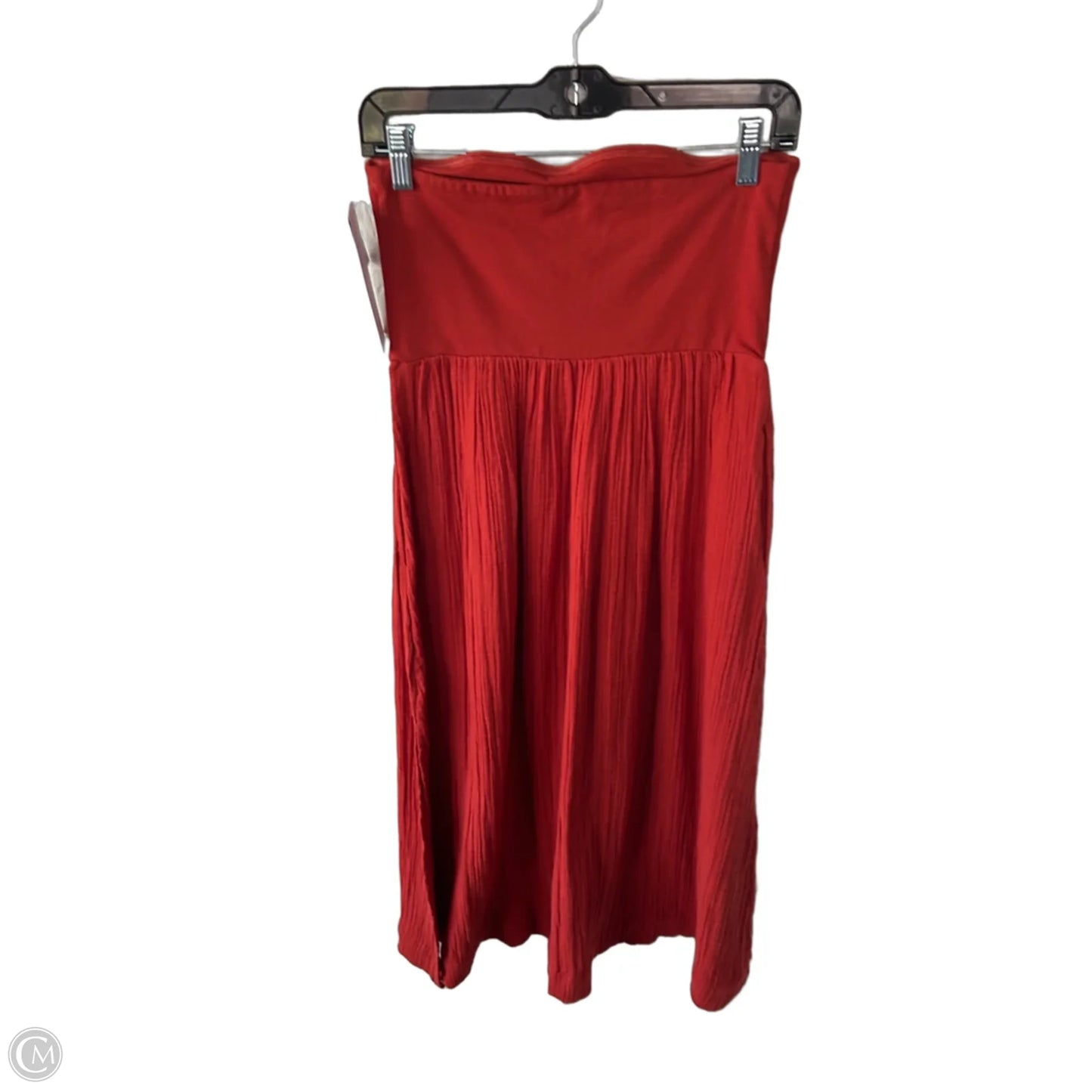 Dress Casual Midi By Loft In Orange, Size: S