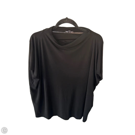 Top Short Sleeve By Eileen Fisher In Black, Size: S