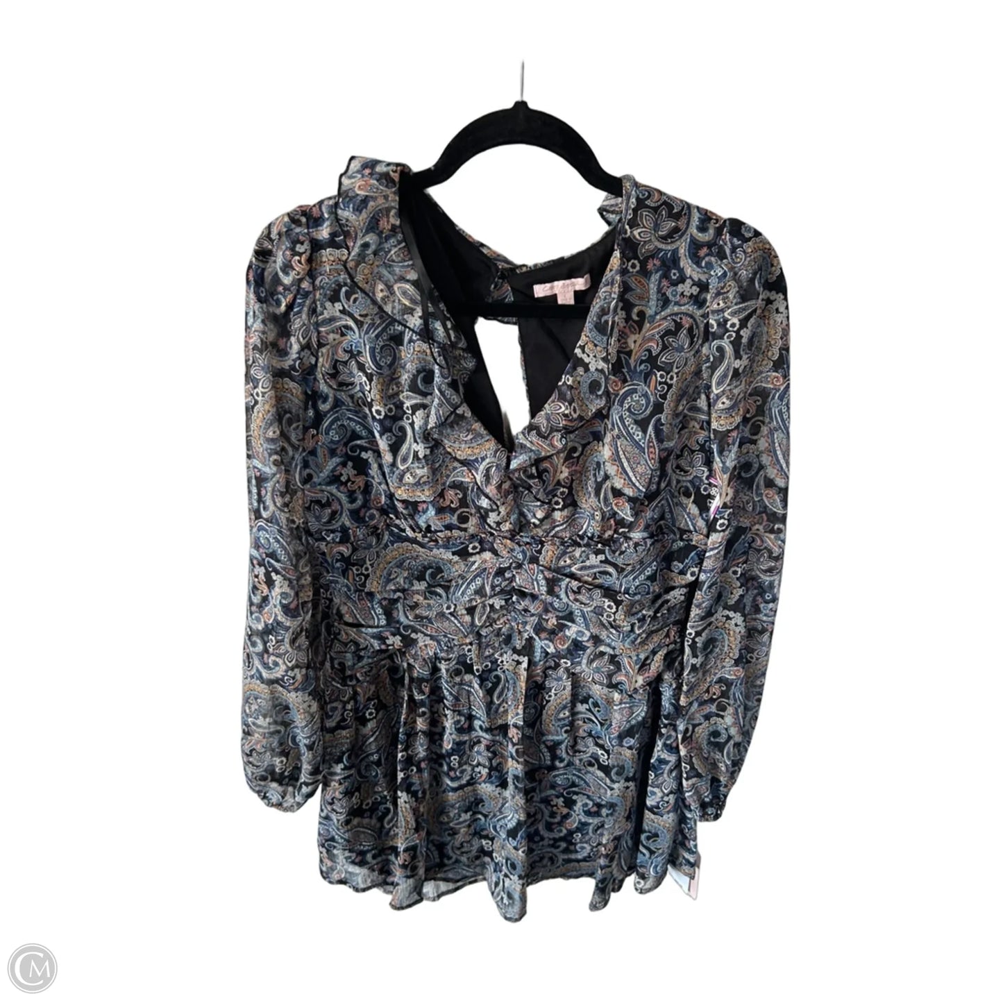 Dress Party Short By City Studio In Black & Blue, Size: L