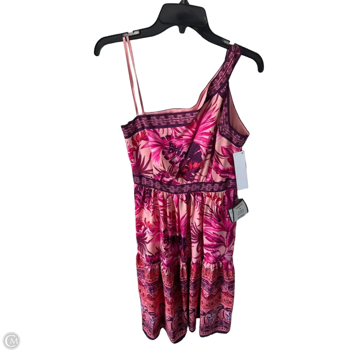 Dress Party Midi By Eliza J In Pink & Purple, Size: M