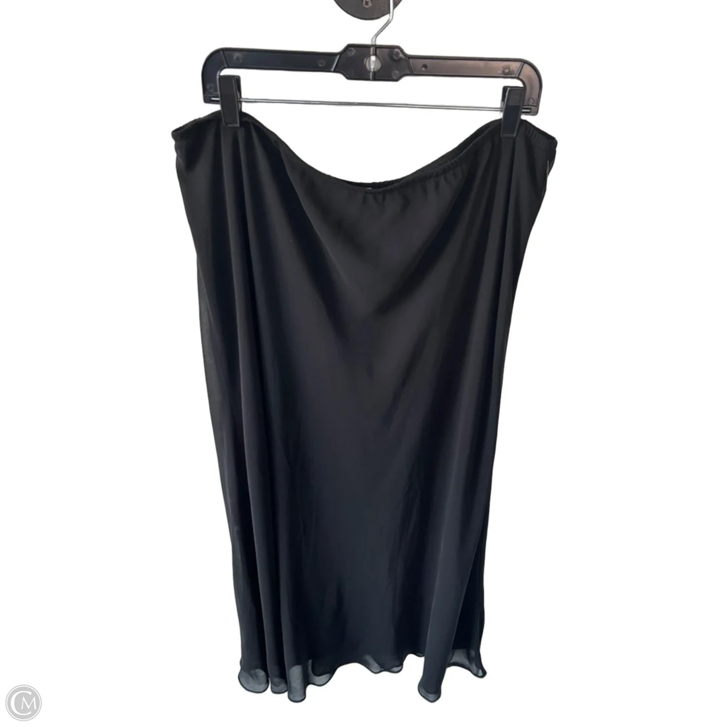 Skirt Maxi By Msk In Black, Size: 22