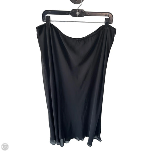 Skirt Maxi By Msk In Black, Size: 22