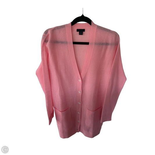 Sweater Cardigan By J. Crew In Pink, Size: Xxs