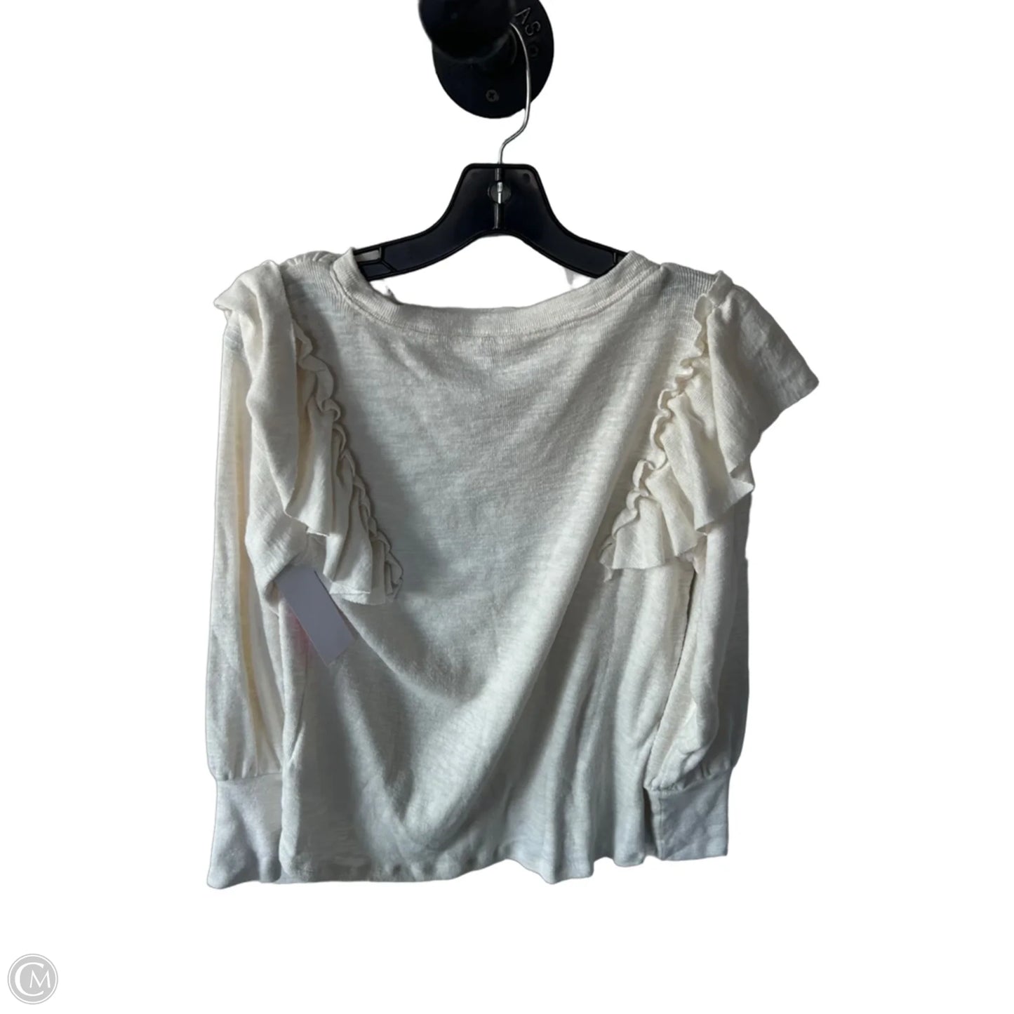 Top Long Sleeve By Pilcro In Cream, Size: S
