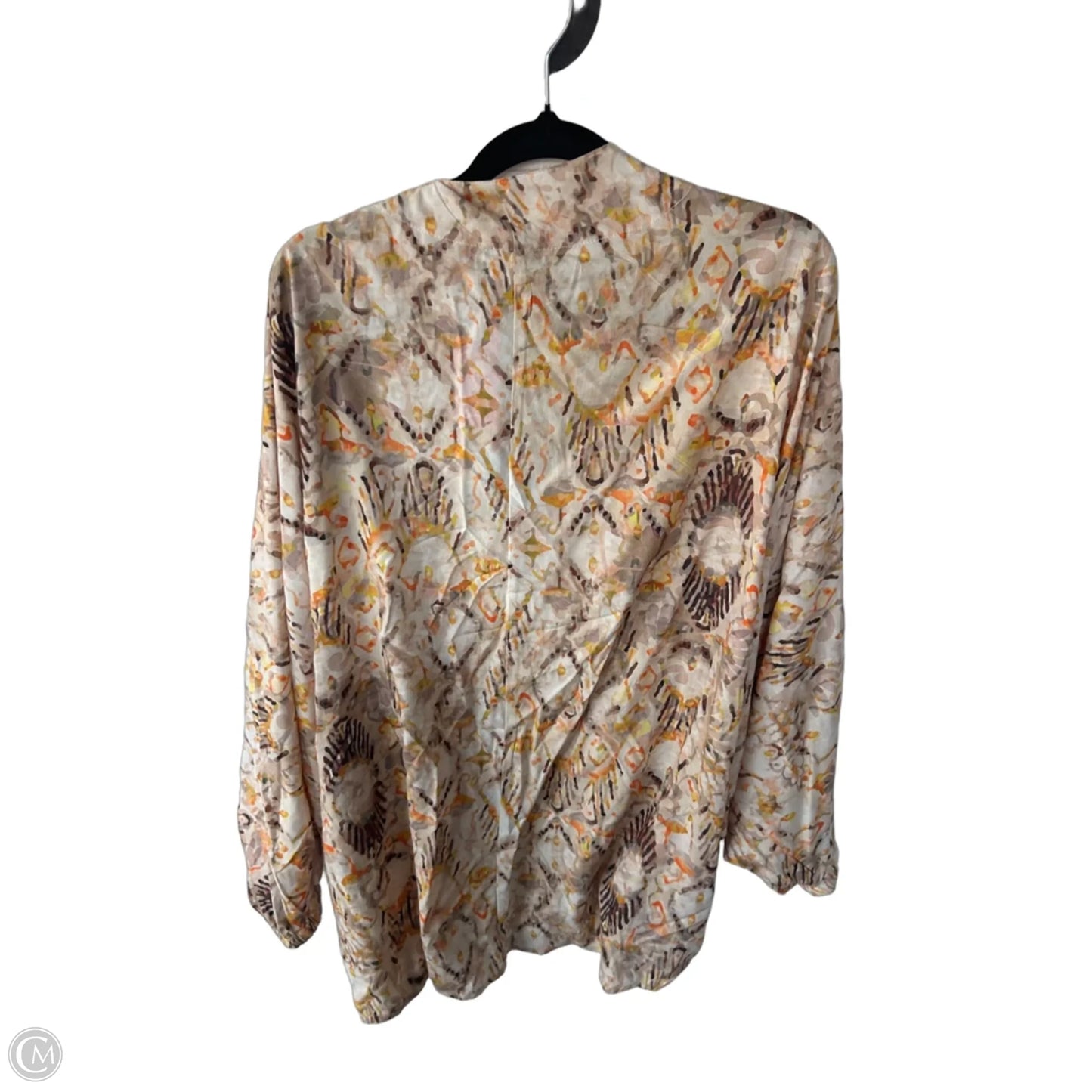 Kimono By Tolani In Cream & Orange, Size: Osfm