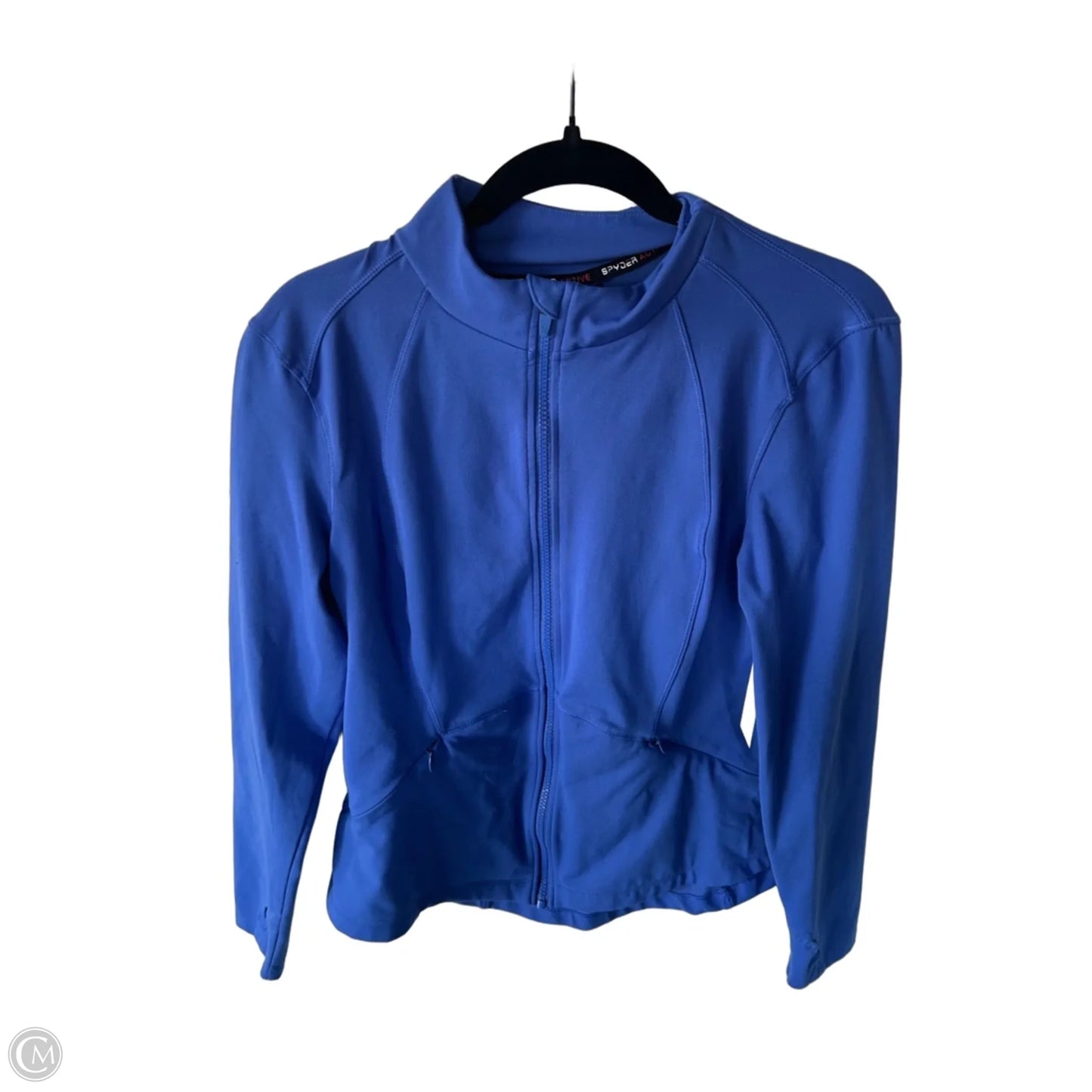 Athletic Jacket By Spyder In Blue, Size: L