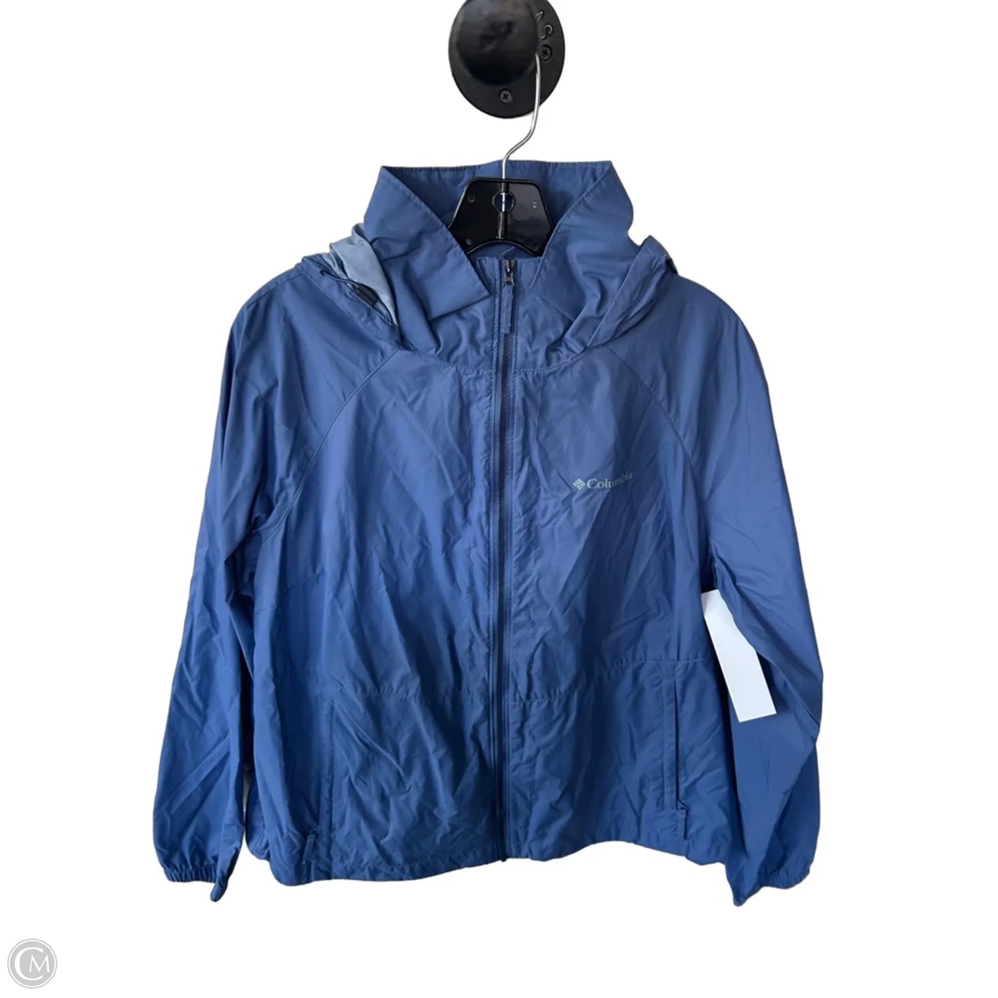 Jacket Windbreaker By Columbia In Blue, Size: Xl