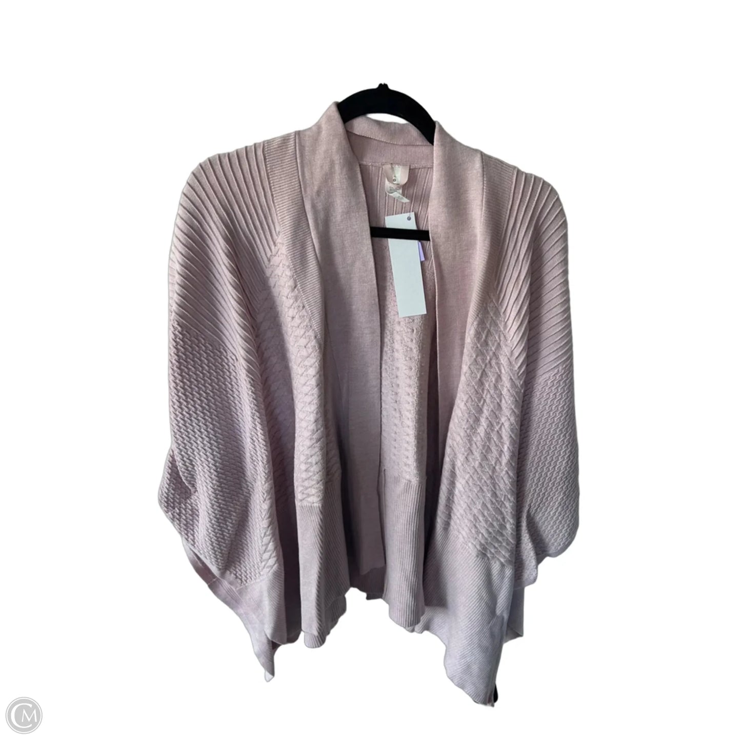 Sweater Cardigan By Lululemon In Pink, Size: Osfm