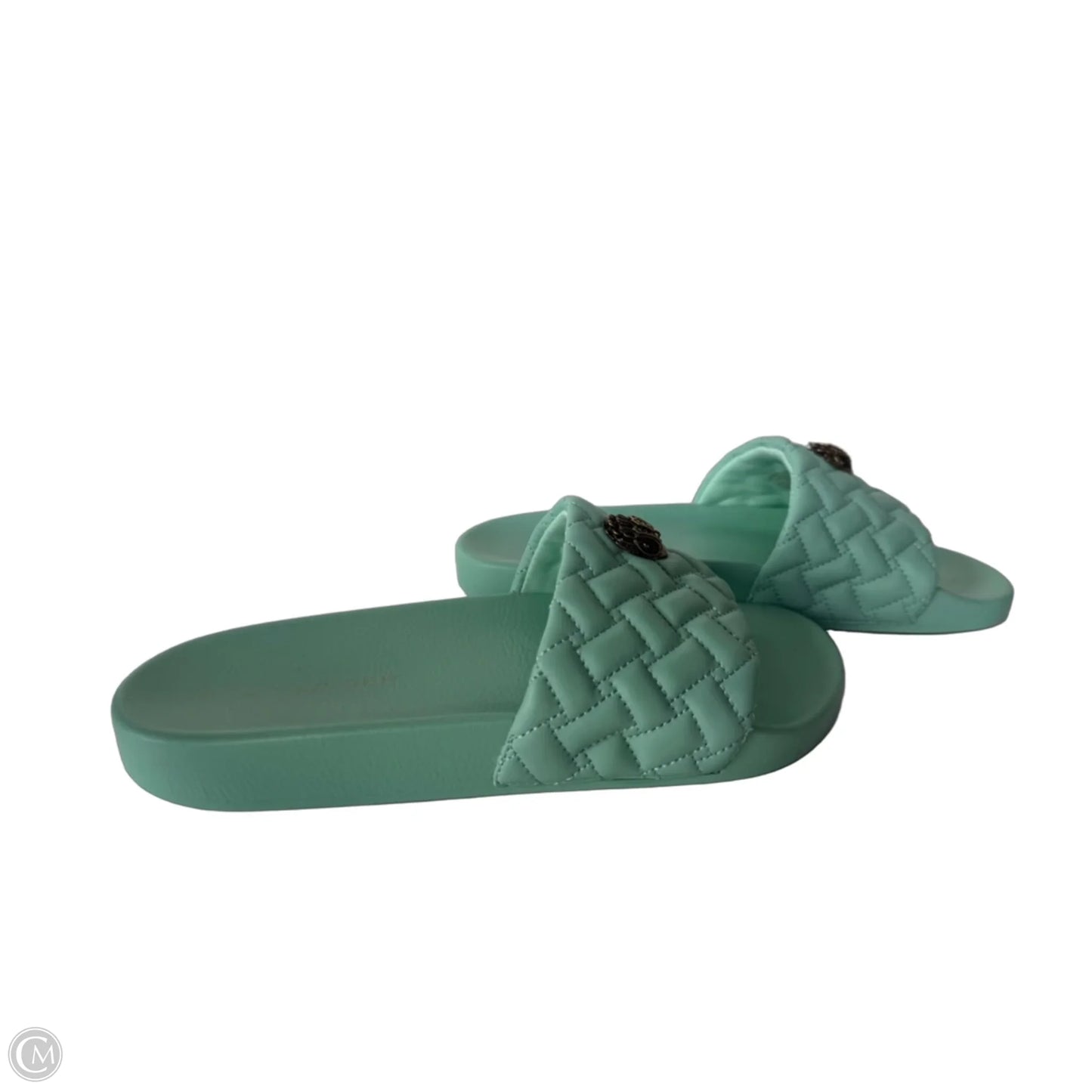 Sandals Designer By Kurt Geiger In Green, Size: 9