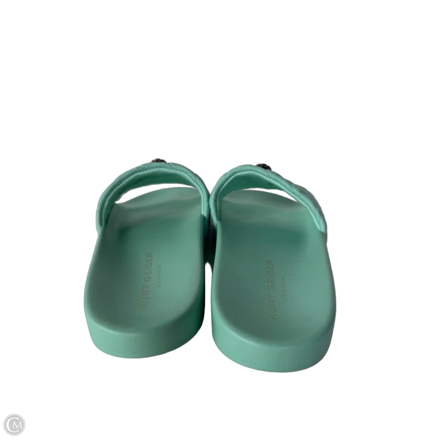 Sandals Designer By Kurt Geiger In Green, Size: 9