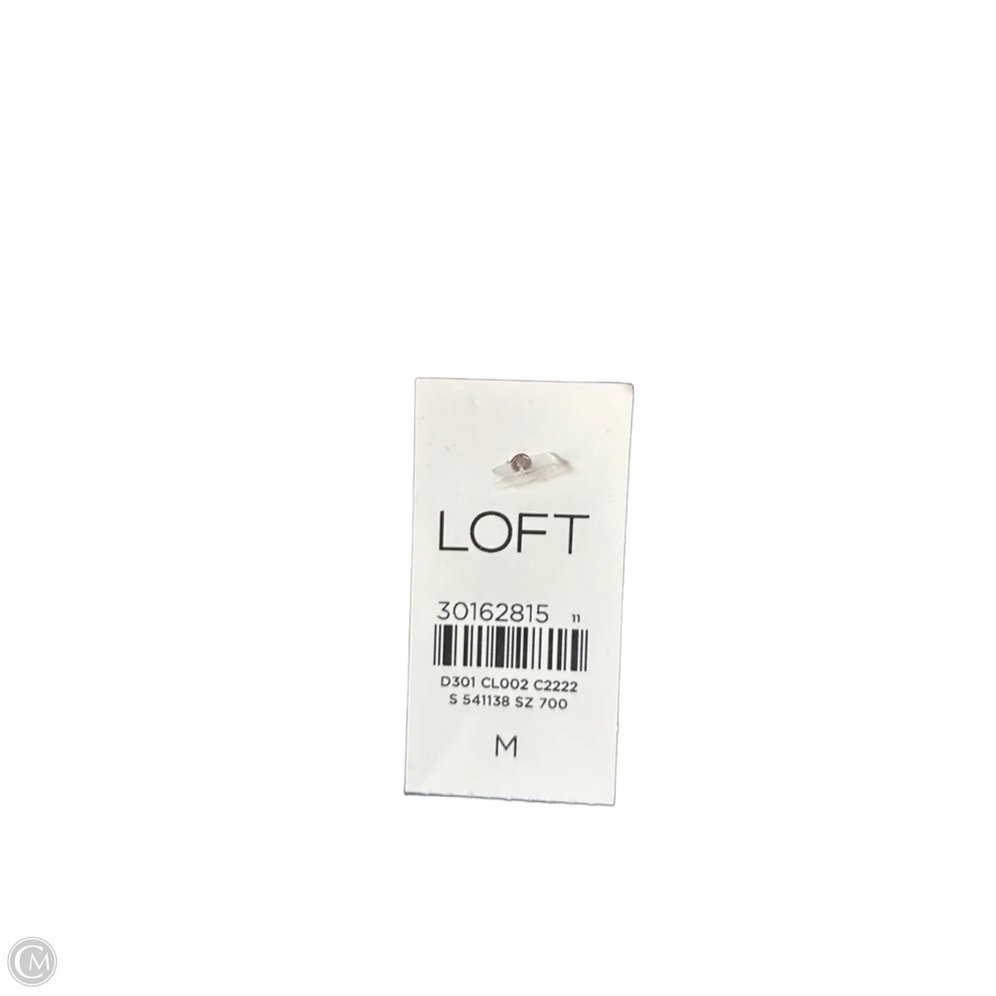 Top Sleeveless By Loft In Black, Size: M