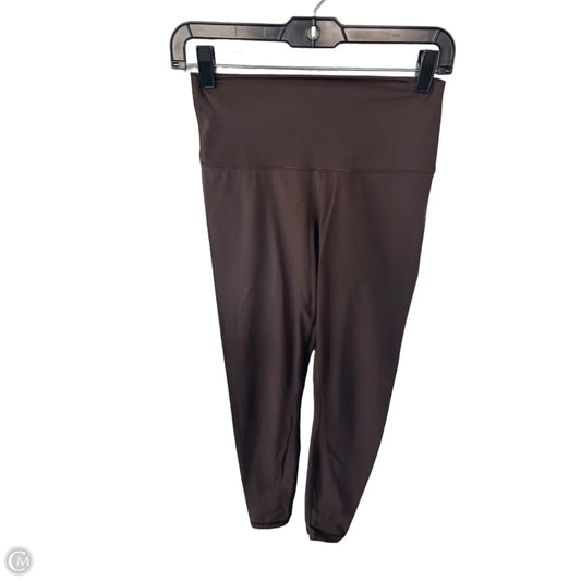 Athletic Leggings By Everlane In Brown, Size: S