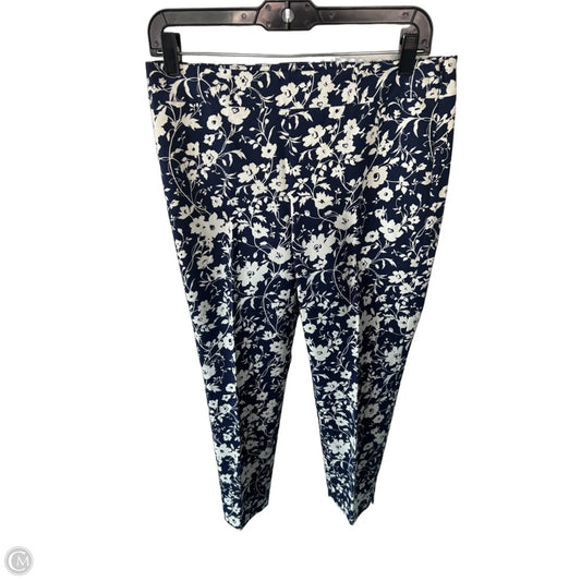 Pants Other By Talbots In Blue & Cream, Size: 6p