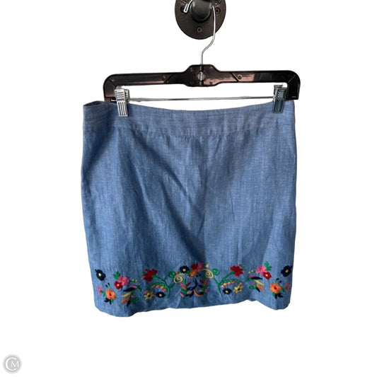 Skirt Mini & Short By Talbots In Blue, Size: 8p