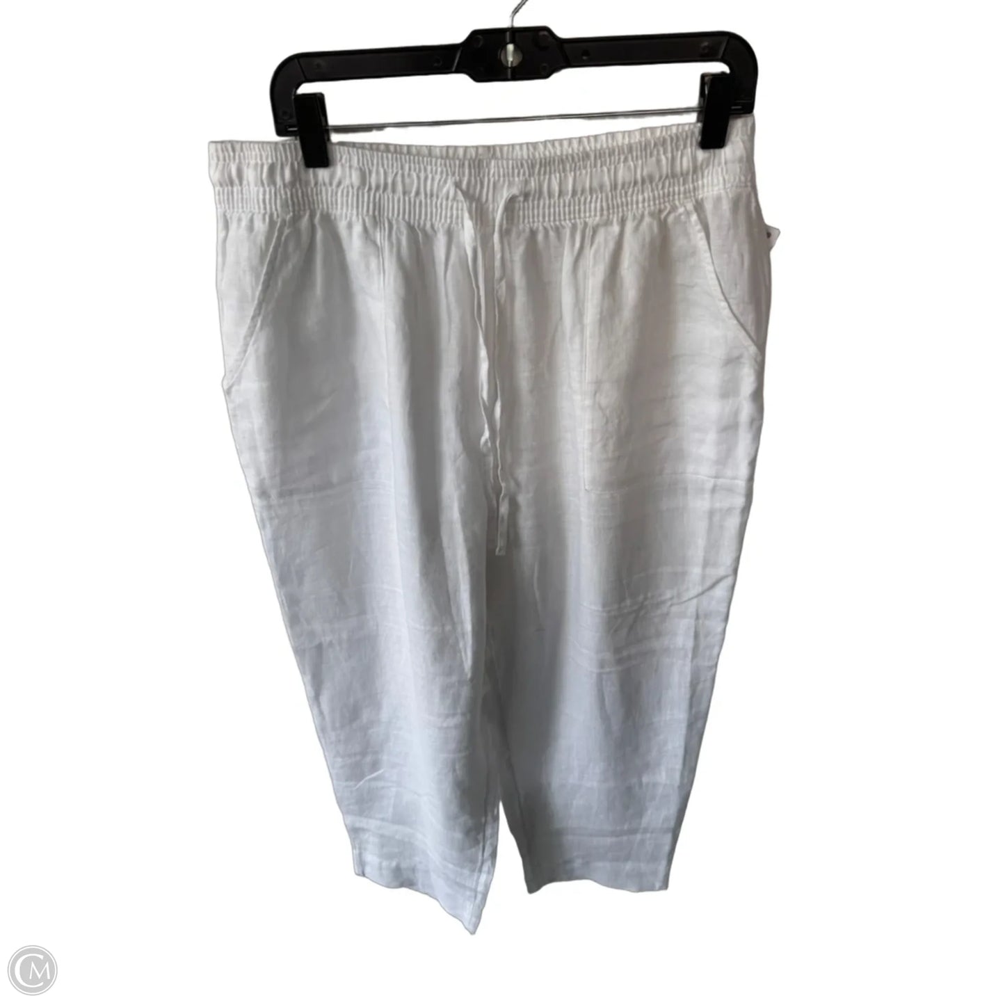 Pants Linen By Sigrid Olsen In White, Size: 12