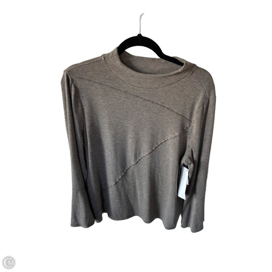 Top Long Sleeve By Chicos In Brown, Size: L