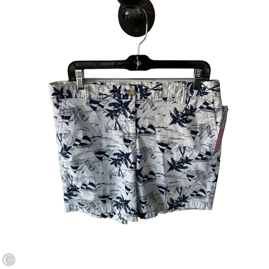 Shorts By Talbots In Blue & White, Size: 10