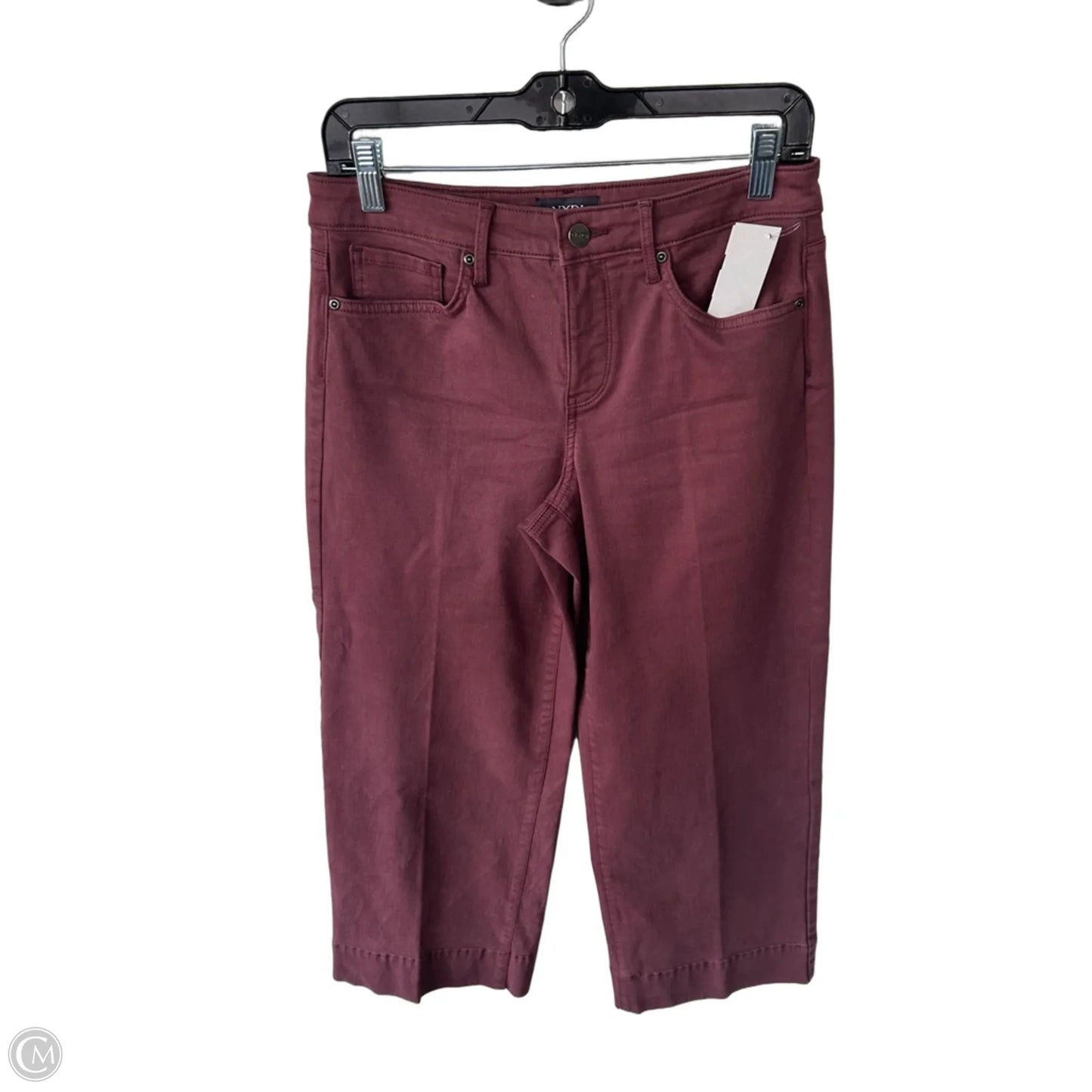 Jeans Wide Leg By Not Your Daughters Jeans In Maroon, Size: 4