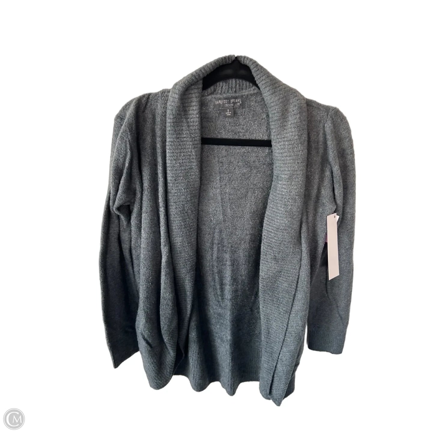 Sweater Cardigan By Barefoot Dreams In Grey, Size: S