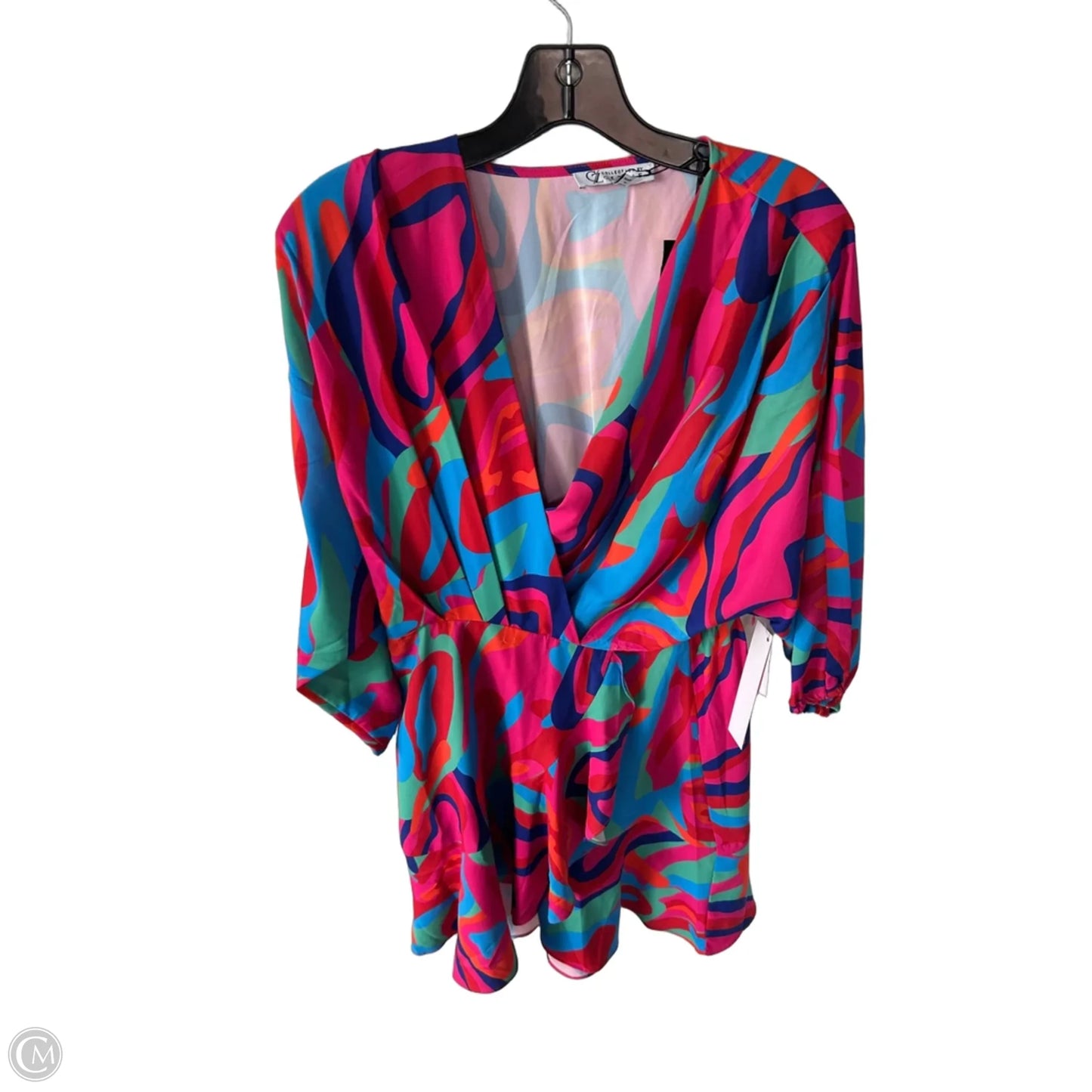 Dress Casual Short By Clothes Mentor In Pink & Red, Size: S