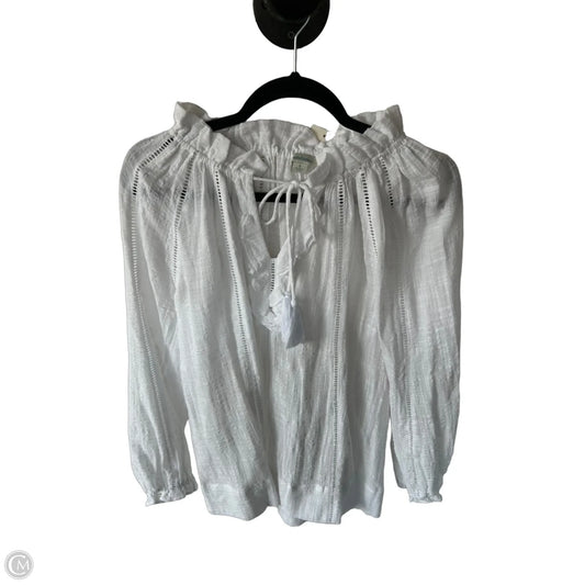 Top Long Sleeve By Sundance In White, Size: S