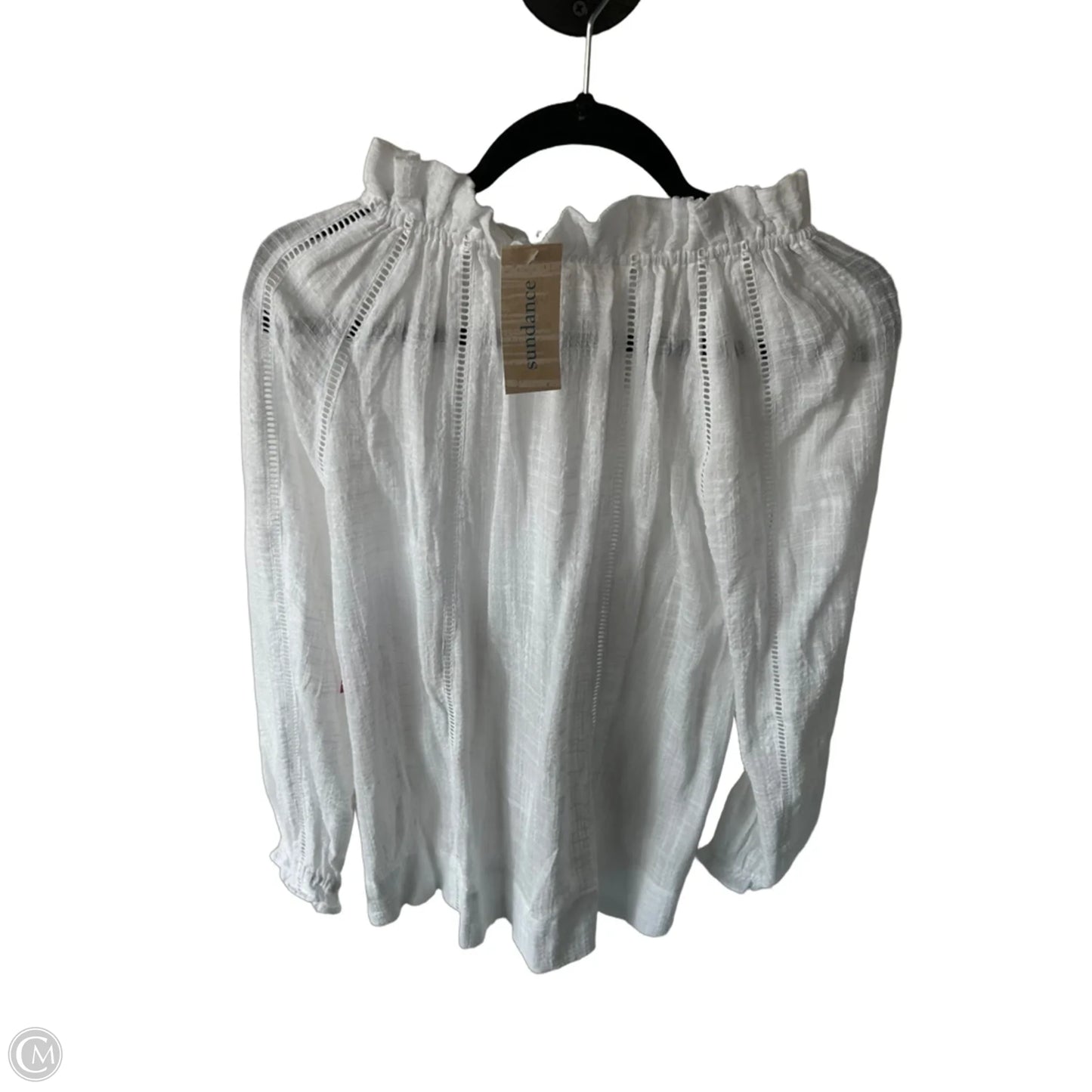 Top Long Sleeve By Sundance In White, Size: S