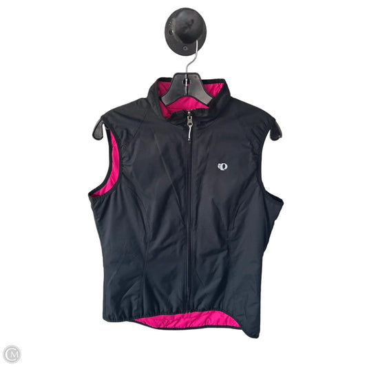 Vest Puffer & Quilted By Pearl Izumi In Black & Pink, Size: L
