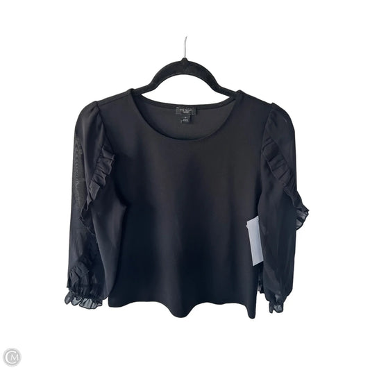 Top Long Sleeve By Ann Taylor In Black, Size: Sp