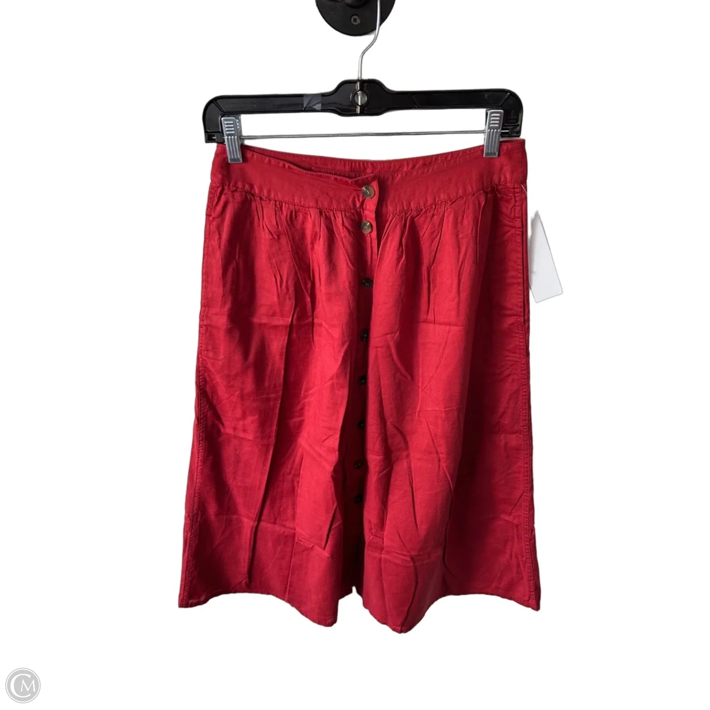 Skirt Midi By Madewell In Red, Size: 4