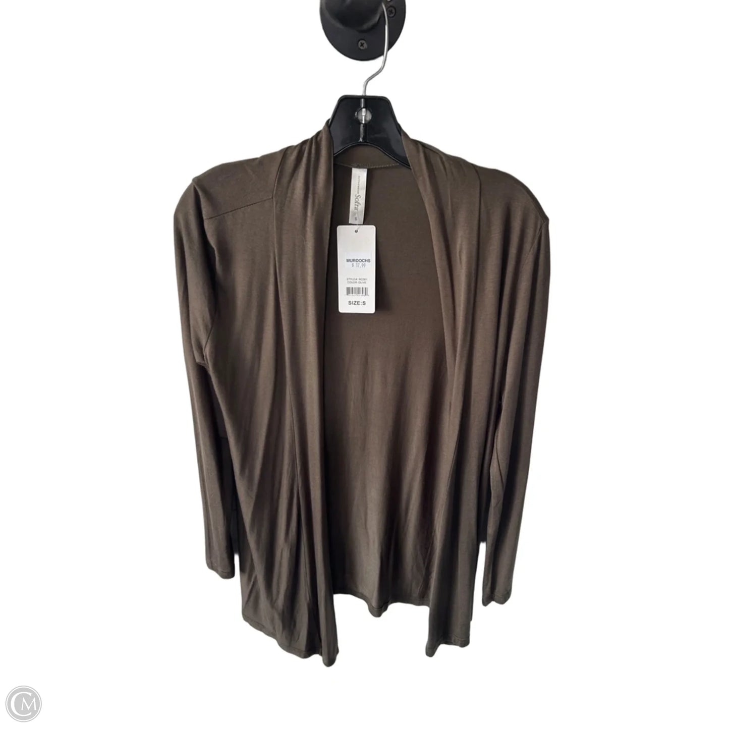 Cardigan By Clothes Mentor In Green, Size: S