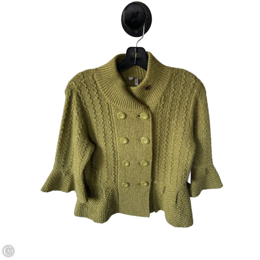 Sweater Cardigan By Caslon In Green, Size: M