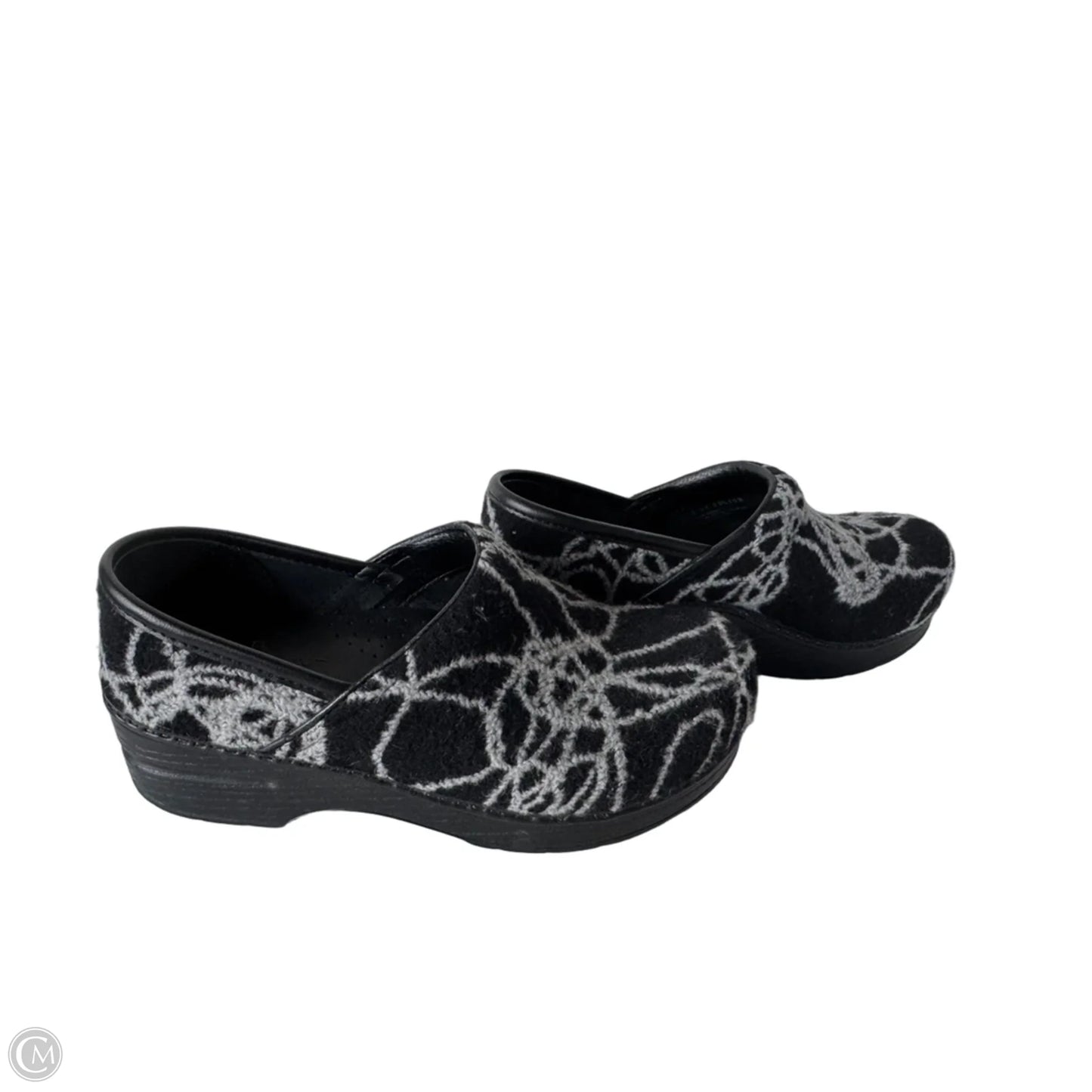 Shoes Flats By Dansko In Black & Grey, Size: 6.5
