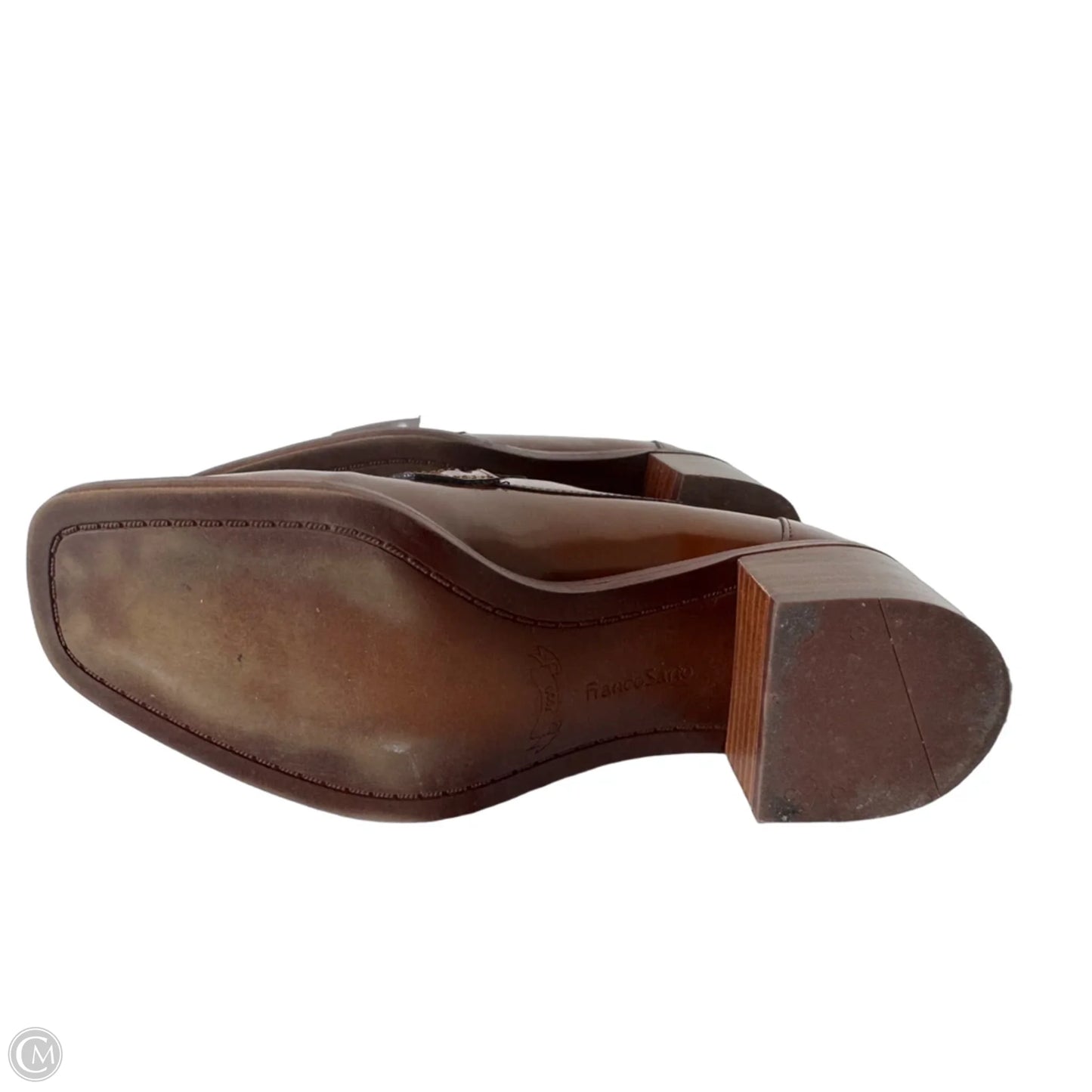 Shoes Heels Block By Franco Sarto In Brown, Size: 6.5