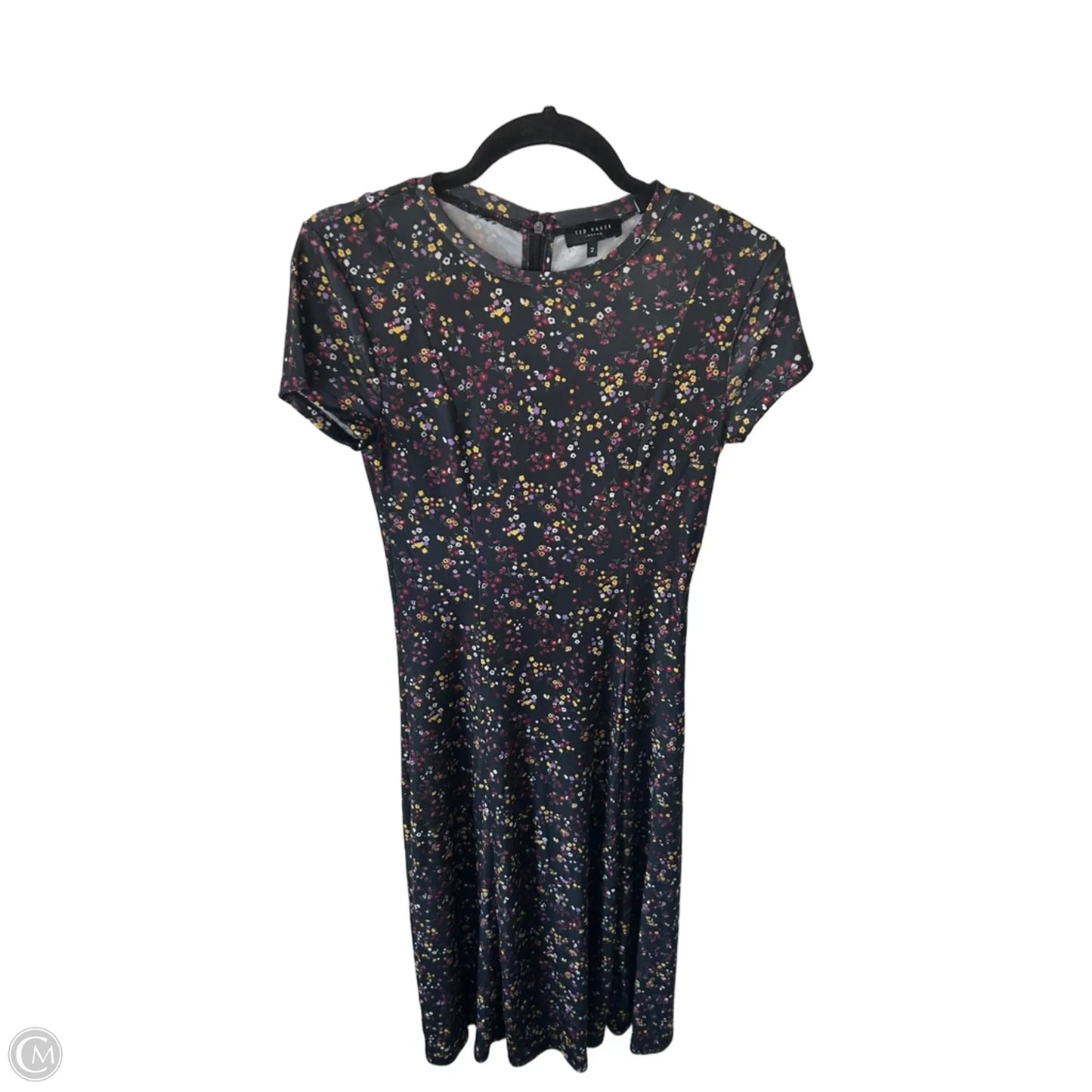 Dress Casual Midi By Ted Baker In Black, Size: S